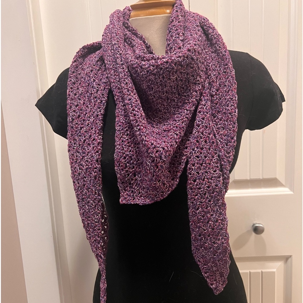 Crocheted Scarf!Shawl - Handmade